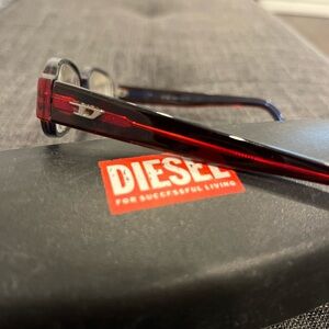 Diesel Glasses with case. Made in Italy.